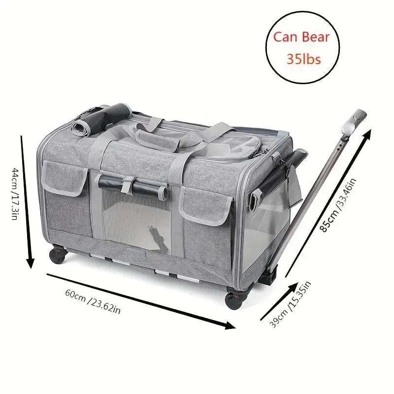 ROLL&GO™ PET TRAVEL CARRIER