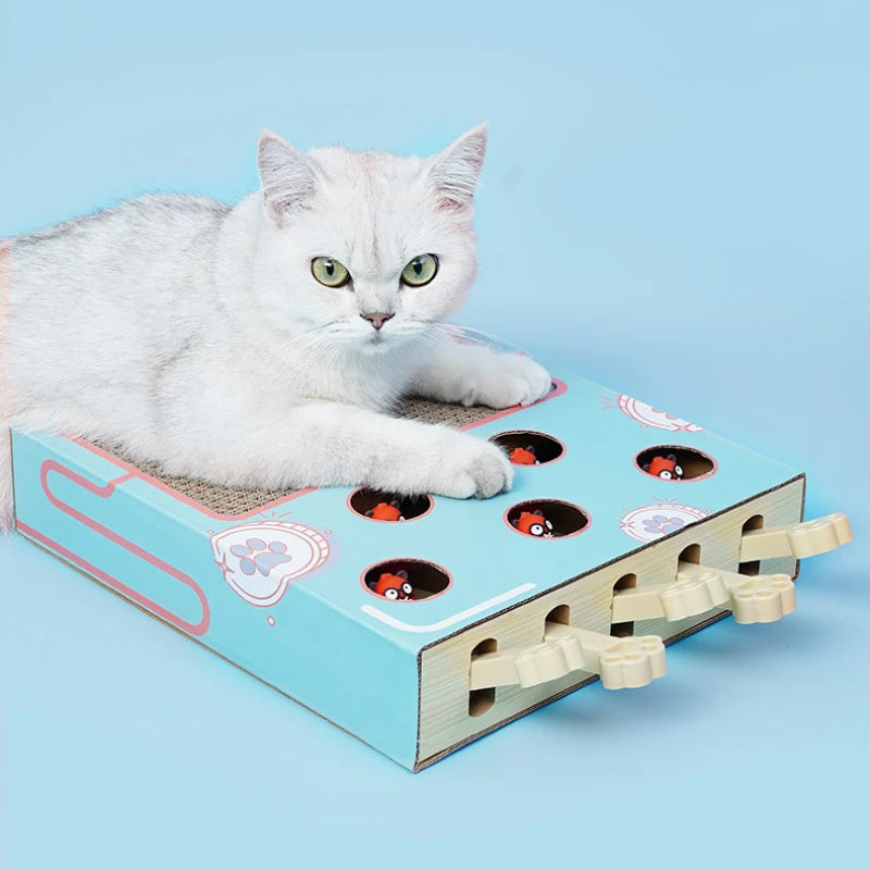 PLAYPAWS™ INTERACTIVE CAT SCRATCH BOX