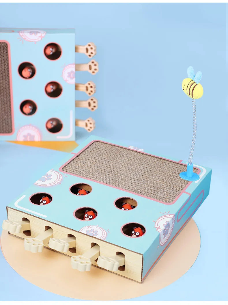 PLAYPAWS™ INTERACTIVE CAT SCRATCH BOX