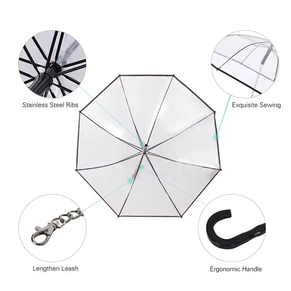 PAWSHIELD™ – CLEAR PET UMBRELLA LEASH
