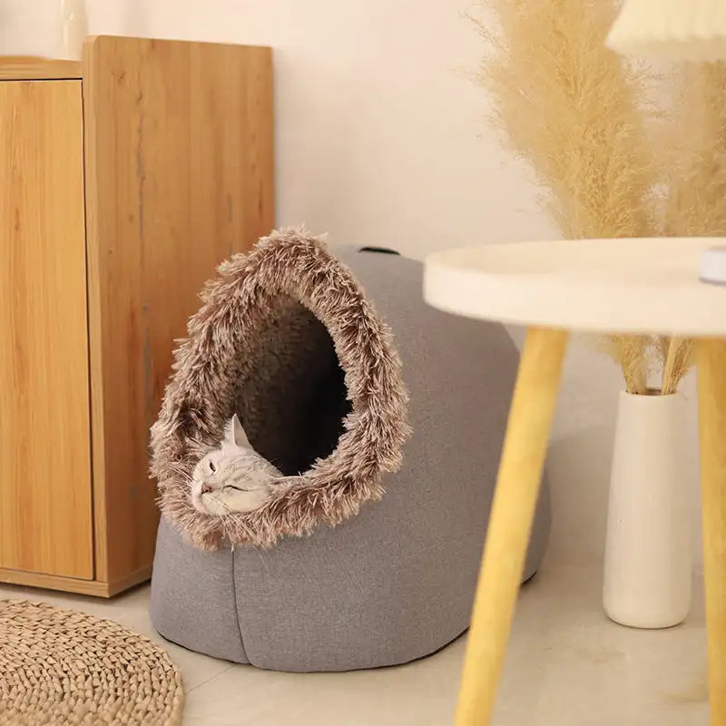 COZYNEST™ LUXURY CAT CAVE BED