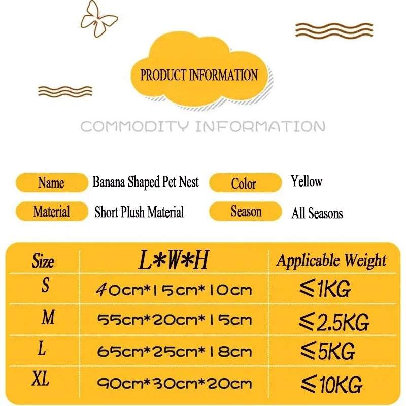COZYBANANA™ CAT BED
