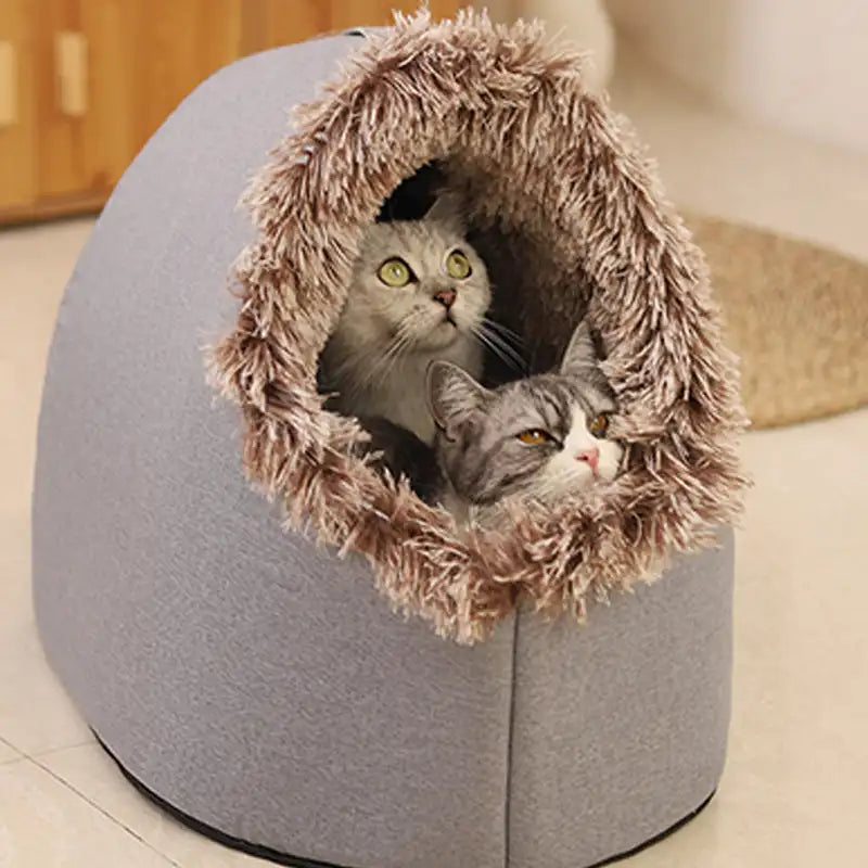 COZYNEST™ LUXURY CAT CAVE BED