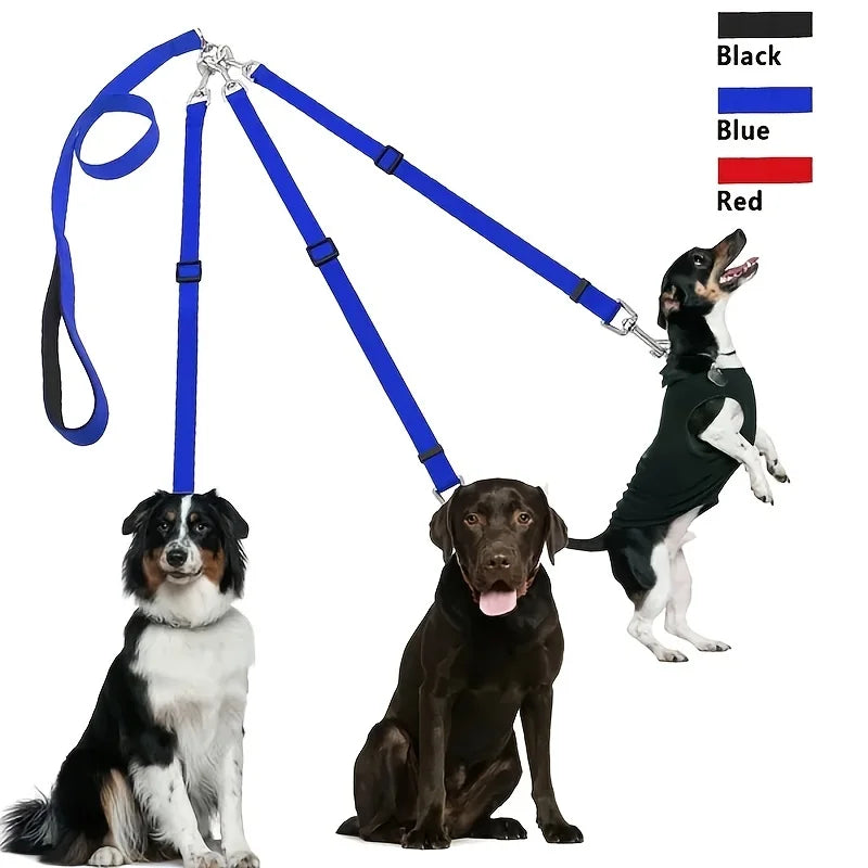 3-IN-1 TRIPAW™ HEAVY-DUTY NYLON LEASH FOR DOGS