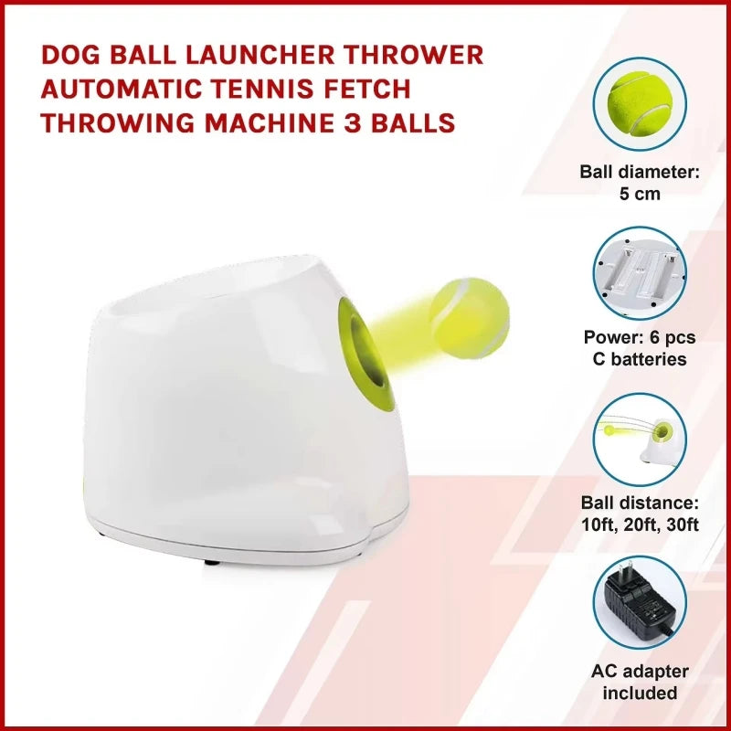 AUTOMATIC BALL LAUNCHER FOR DOGS