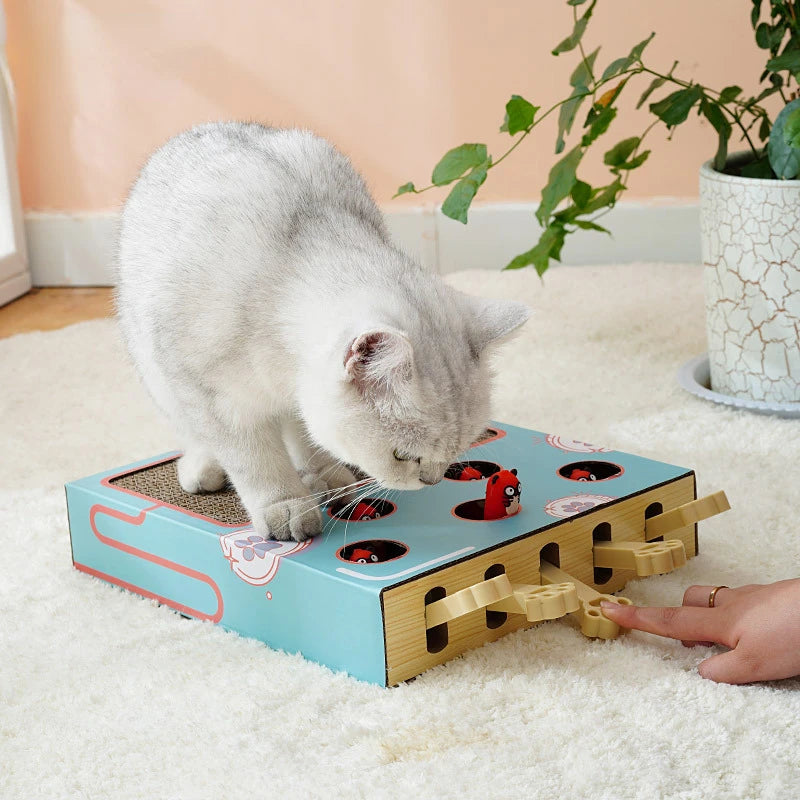 PLAYPAWS™ INTERACTIVE CAT SCRATCH BOX