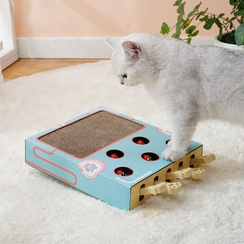 PLAYPAWS™ INTERACTIVE CAT SCRATCH BOX