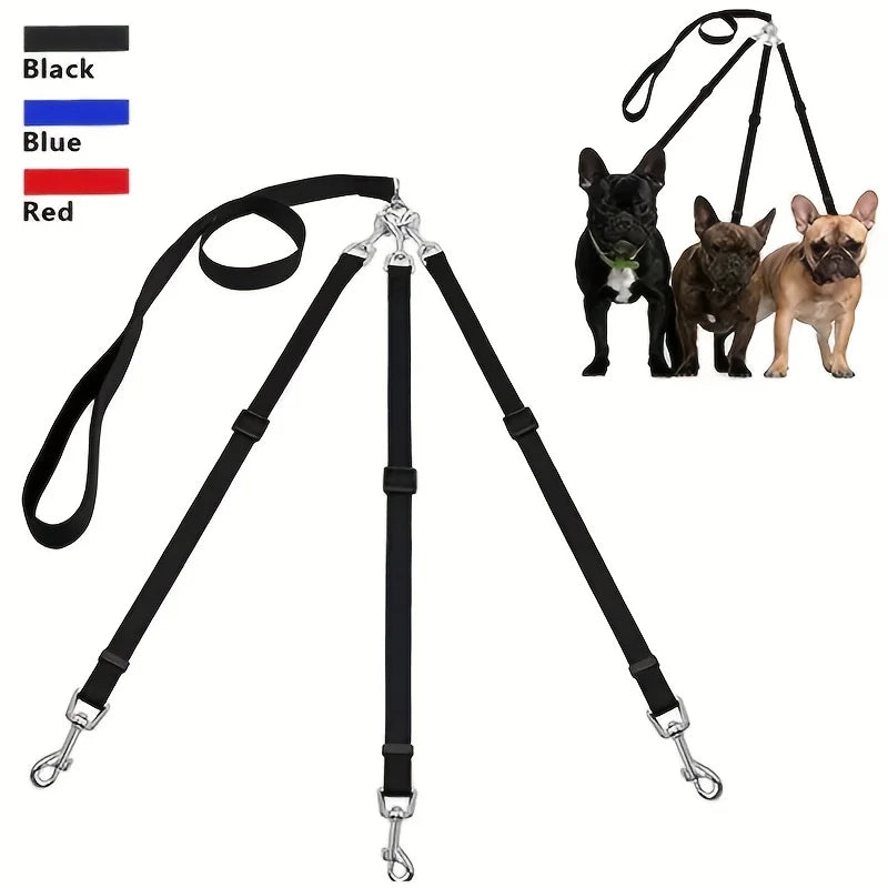 3-IN-1 TRIPAW™ HEAVY-DUTY NYLON LEASH FOR DOGS